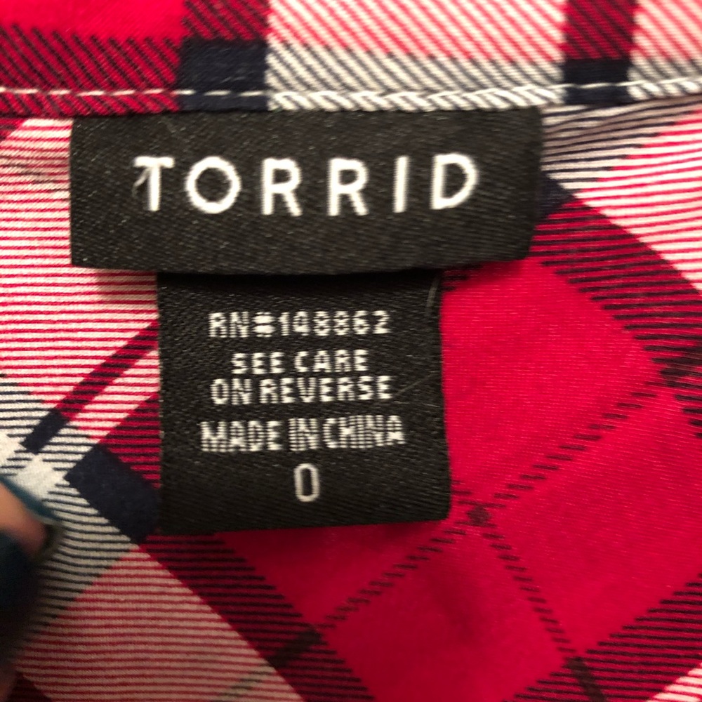 Torrid Button Up Blouse - Picture 4 of 5